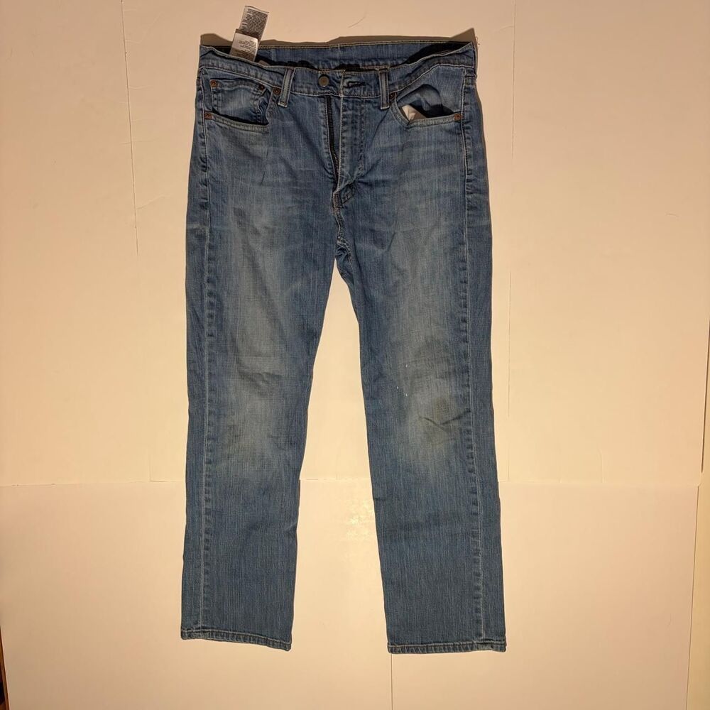 Levi-s Men's Blue and Navy Jeans